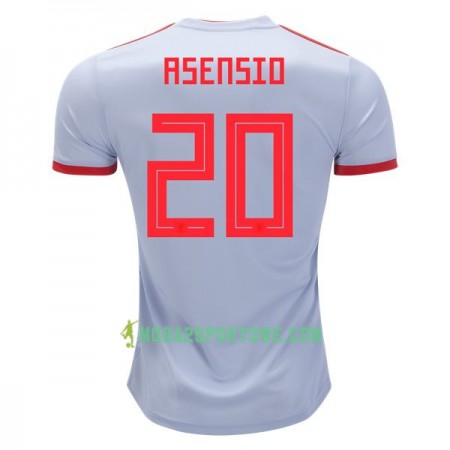 Koszulka Hiszpania Asensio 20 Mistrzostwa Świata 2018 Wyjazdowe Stroje Piłkarskie